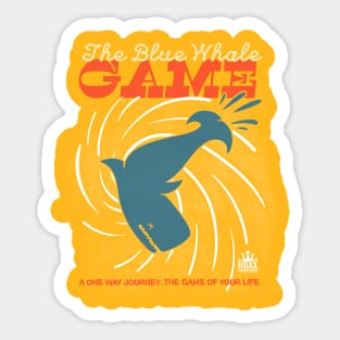 The Blue Whale Game Sticker